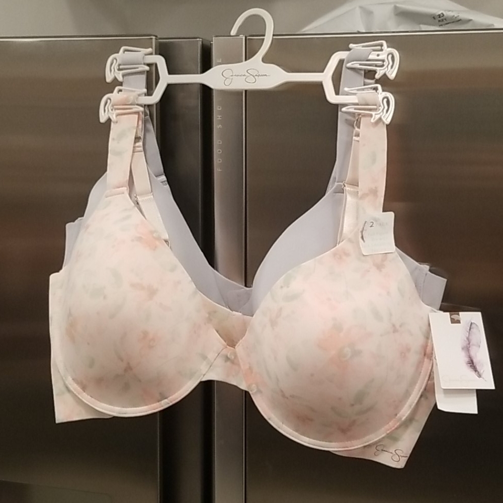 💕JESSICA SIMPSON💕 Full Figure Bras (2PK) 42D NWT